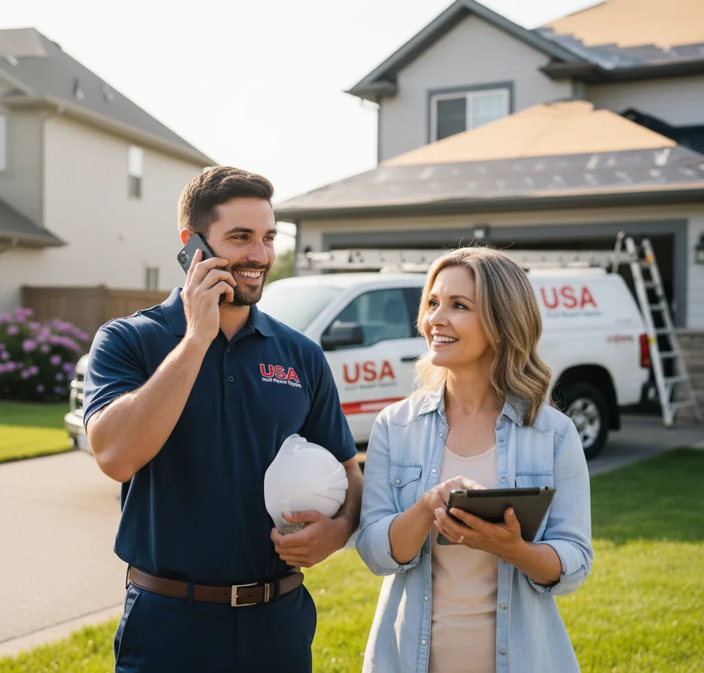 USA Roof Repair Experts customer support in Madawaska